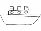 ship coloring page