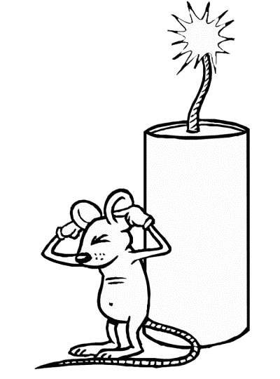 fireworks coloring page